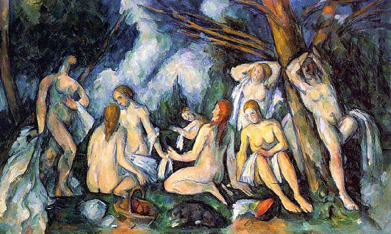 Paul Cezanne The Large Bathers Germany oil painting art